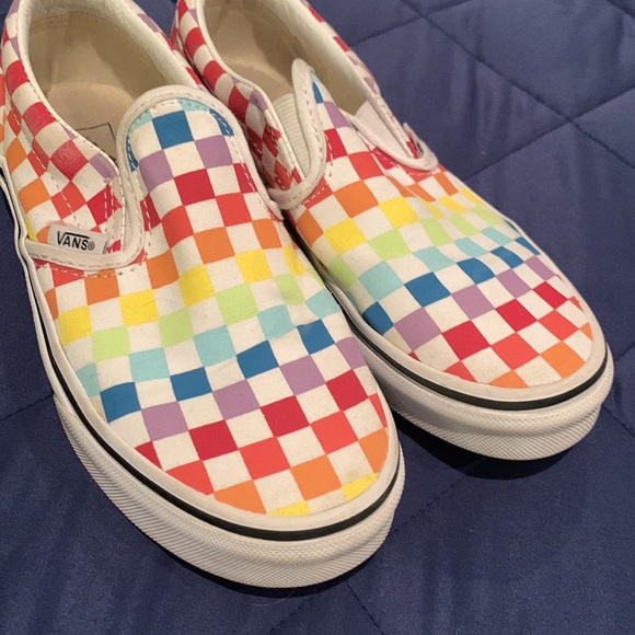 Awesome Rainbow Check Vans - Picture 6 of 6
